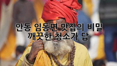 안동 임동면 맛집의 비밀🤫 깨끗한 청소가 답!✨